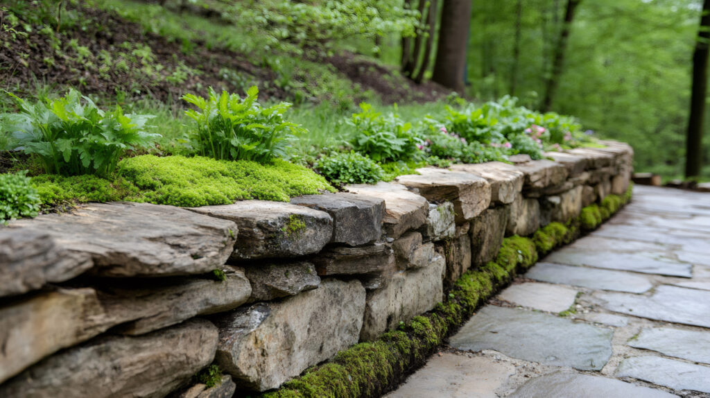vecteezy_stone-retaining-wall-with-lush-green-plants-bordering